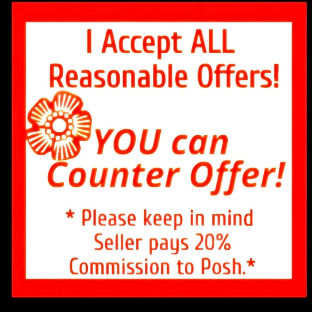 Red and White Offer Sign